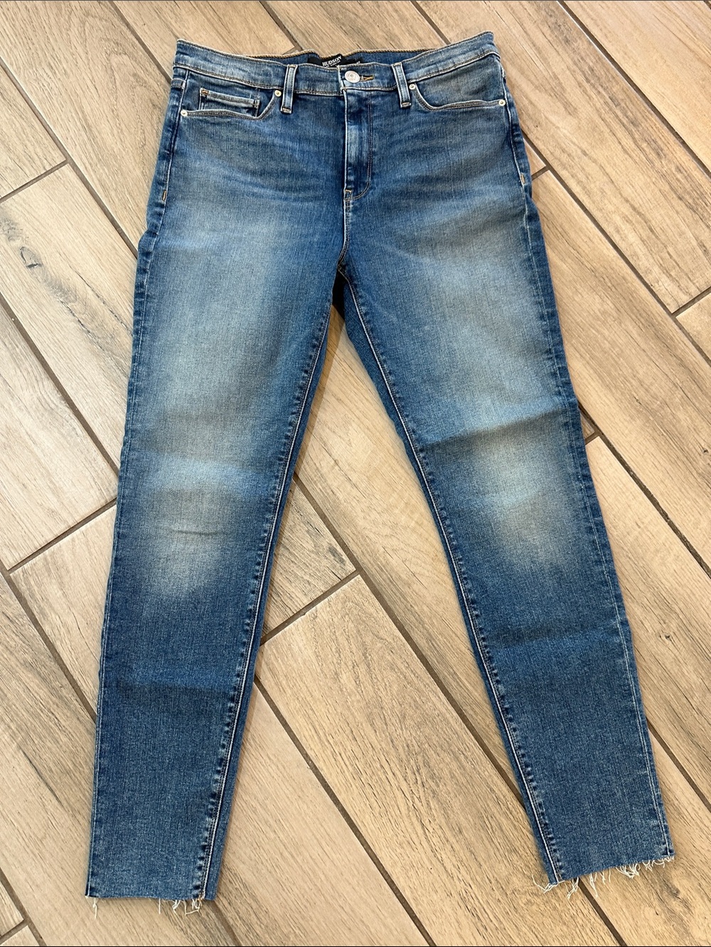 Hudson Jeans Women's Nico Super Skinny Faded Blue